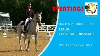 Tom Jackson & Ask For Manchier CCI 4 Star Short dressage at International Hartpury Horse Trials