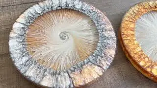 #534 EN: Wonderful Effects in Golden Caramel & Magic Smoke using Biocast Resin | #epoxyresin