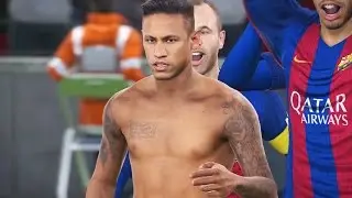 PES 2017 - NEYMAR'S UNIQUE CELEBRATION