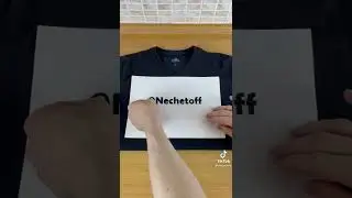 Как сделать принт букв и символов на футболке
