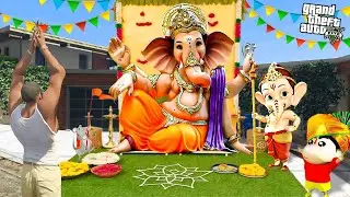 Franklin Celebrating Ganapathi Chathurthy in GTA 5 !