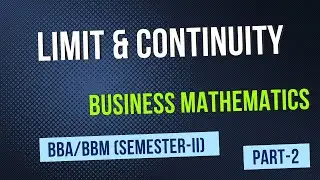 Limit and Continuity-2