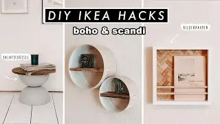 3 DIY IKEA hacks – simple interior & decor ideas in a boho/Scandi look | EASY ALEX