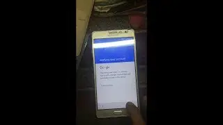 samsung on7 pro G600FY google account bypass frp unlock
