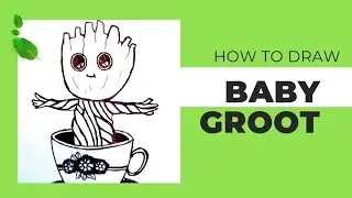#easy #simple #baby #groot #drawing