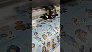 Proses cutting sticker sheet ronita sebelum jadi ukuran A6 #sticker #sheet #ronitadigitalprinting