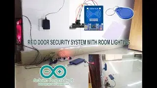RFID Door Security System with Room Lighting