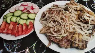 Сочный шашлык  в маринаде дома