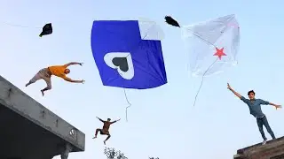 Cutting Blue Gudda Catch Umer Vs Abubaker | Kite Lover