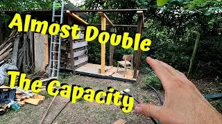 Expanding Our Firewood Storage Capacity - Made From Reclaimed Wood