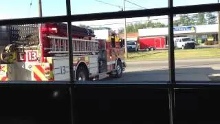 Lexington Fire Department's Engine Co.13 Responding