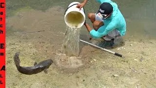 FISHING in the MUD HOLES!