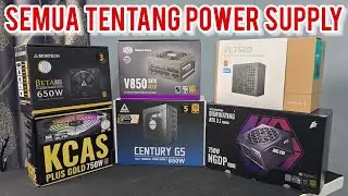 8. Tutorial #RakitPC Terlengkap - Pembahasan Tentang Power Supply ( ukuran tipe jenis )