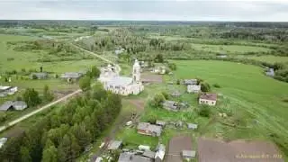 Полет на квадрокоптере над Верхне-Лалье и Сирино