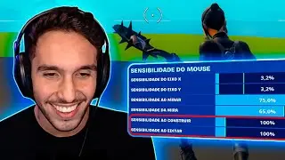 O que botar na sensibilidade de CONSTRUIR e EDITAR?? (NOVA CONFIGURAÇÃO do Fortnite)