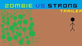 Zombie Vs STRONG Trailer | 300 Frame Animation | MS Paint |  Paint Director