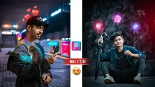Social Media Lover Photo Editing | Picsart Editing New Style 2021 | Picsart Background Change