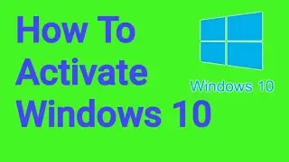 Windows 10 ko Activate Kaise Kare !!How to activate Windows 10