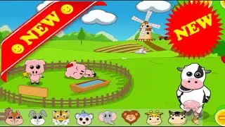 Learn Domestic Animals Sounds For Children - Best Way To Learn Animals Names For Kids And Toddlers