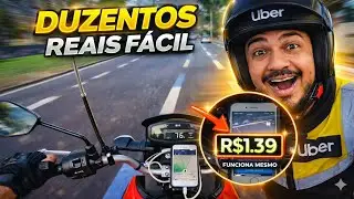 UBER MOTO $200 REAIS FÁCIL, #ubermoto #ubermotorio  #souuberrj