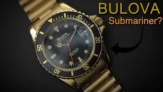 Bulova Submariner - Vintage Bulova Oceanographer 666 - German Made Automatic Rolex Submariner Homage