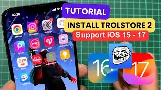 Install Trollstore 2 Permanent Sideload alias Anti Revoked Lifetime* iOS 15 - 17.0 Tanpa Jailbreak