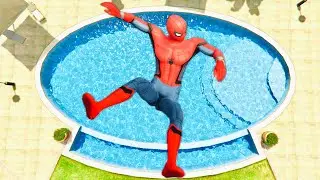 GTA 5 Spiderman Ragdoll Fails – Epic Jumps & Funny Moments Ep 24