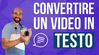 Come CONVERTIRE un VIDEO in TESTO (creando un file sottotitoli)