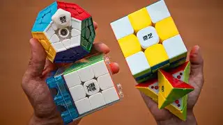 🔥 РАСПАКОВКА на 100$. Кубик Рубика Weilong WRM 2020, Мегаминкс Aohun WRM, пирамидка X-MAN v2 M и др.