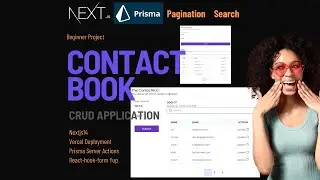 Build Deploy FullStack crud application, Nextjs14, Pagination, Search, Vercel, Beginner Project