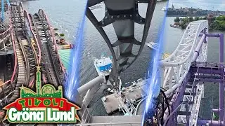 All Roller Coasters at Gröna Lund Stockholm 🇸🇪