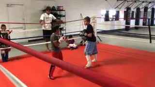 Muay Thai sparring