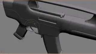 XM8 compact carbine 3ds max 2010