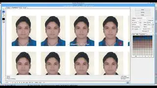 Create Passport  Size & Auto Size Photo in Photoshop 2018