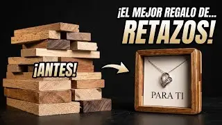 ¡Transforma retazos de madera en REGALOS ÚNICOS!