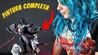 Pintando Darth Vader em 22 minutos. Impressão 3D