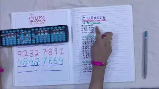 Abacus Classes | Abacus 4 digit addition |