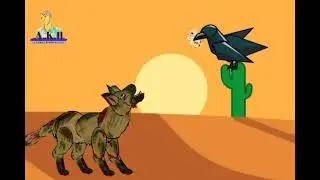 The Fox & Crow 2D Animated Hindi Stories for Kids Moral Stories लोमड़ी और कौवा हिन्दी कहानी Tales