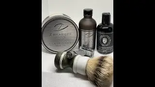 Gentleman's Nod and Zaharoff Noir Shave Soap and Aftershave