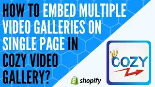 HOW TO EMBED MULTIPLE VIDEO GALLERIES ON SINGLE PAGE IN COZY VIDEO GALLERY