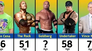 Famous Oldest Wrestlers In WWE || Goldberg, The Rock, Undertaker, John Cena