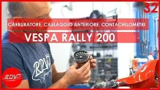 Vespa Rally 200 - Carburatore, cablaggio gruppo ottico anteriore, contachilometri (32)