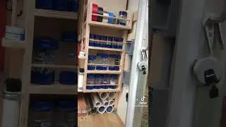 When I built the bins for my box truck.