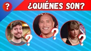 ¡ADIVINA 50 FAMOSOS por su FOTO! 🌟📷 - Adivina el famoso - Test de Entretenimiento