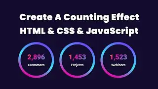 Create a Counter Effect with HTML, CSS & JavaScript  Beginner-Friendly Tutorial