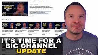 My channel has had a big update. Watch this for details.