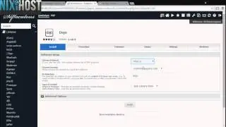 Installing Dojo with Softaculous in cPanel