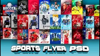 Free Soccer Poster Templates | Soccer flyer template Psd free | football poster PSD template free