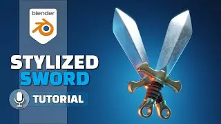 Modeling a Stylized Sword in Blender - Commentary Tutorial