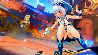 Mualani vs Kachina Fight Cutscene (FHD) - Genshin Impact 5.0